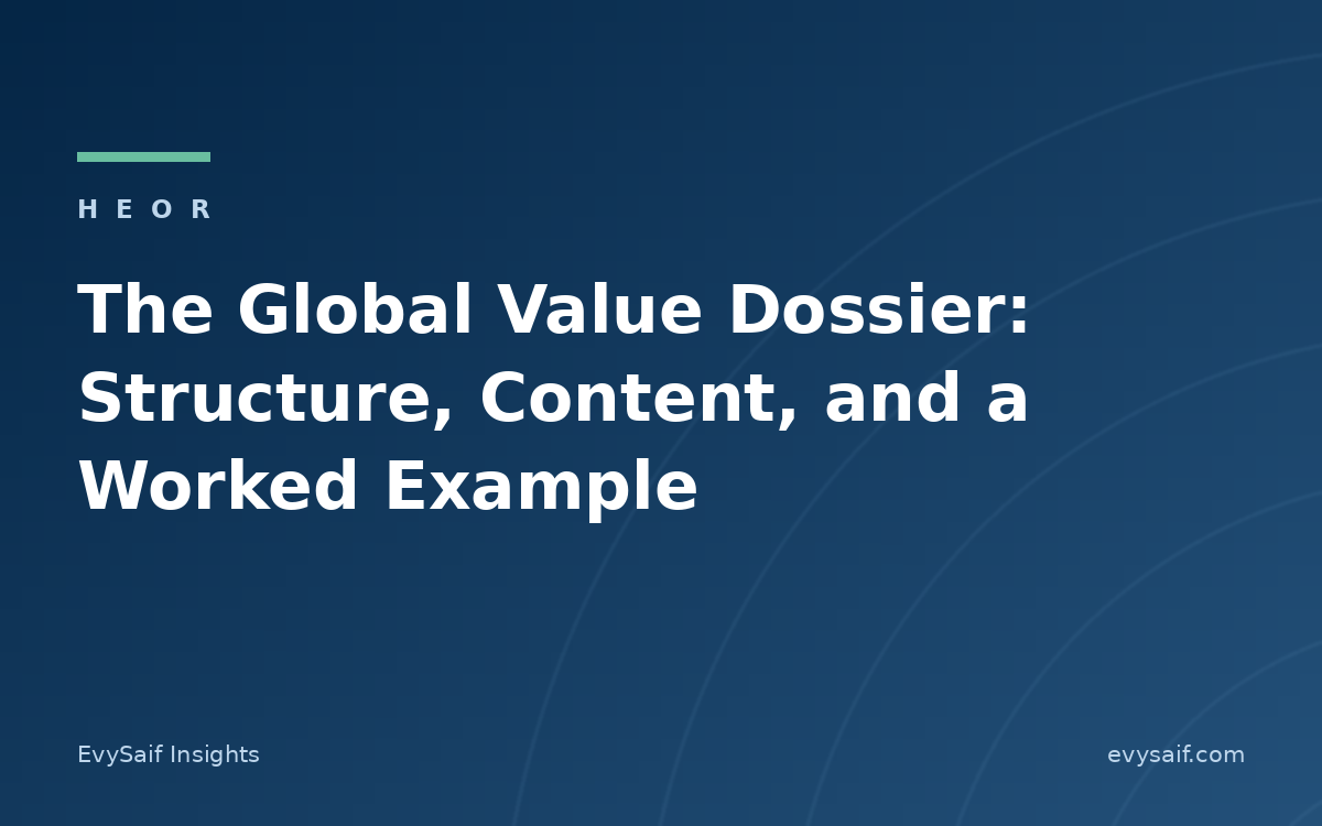 The Global Value Dossier: Structure, Content, and a Worked Example